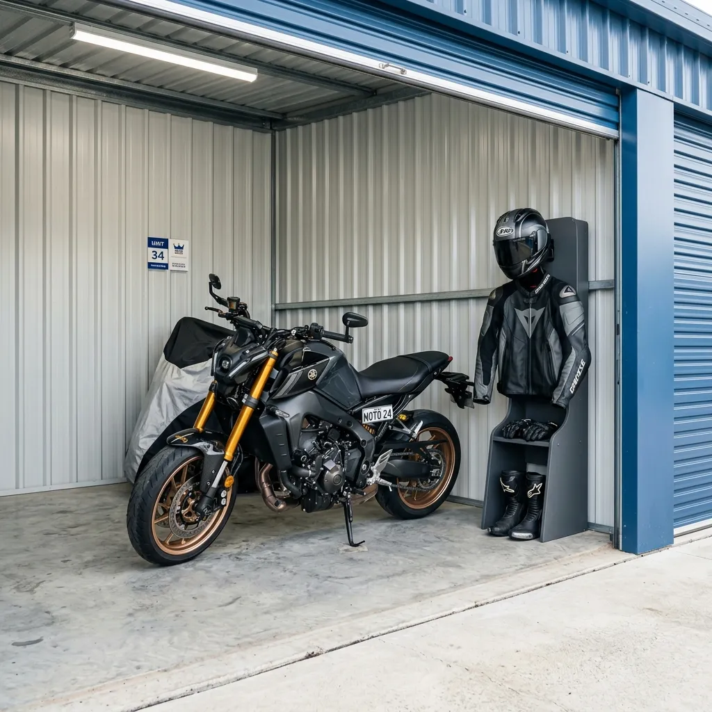 Cómo guardar tu moto en un trastero: todo lo que necesitas saber